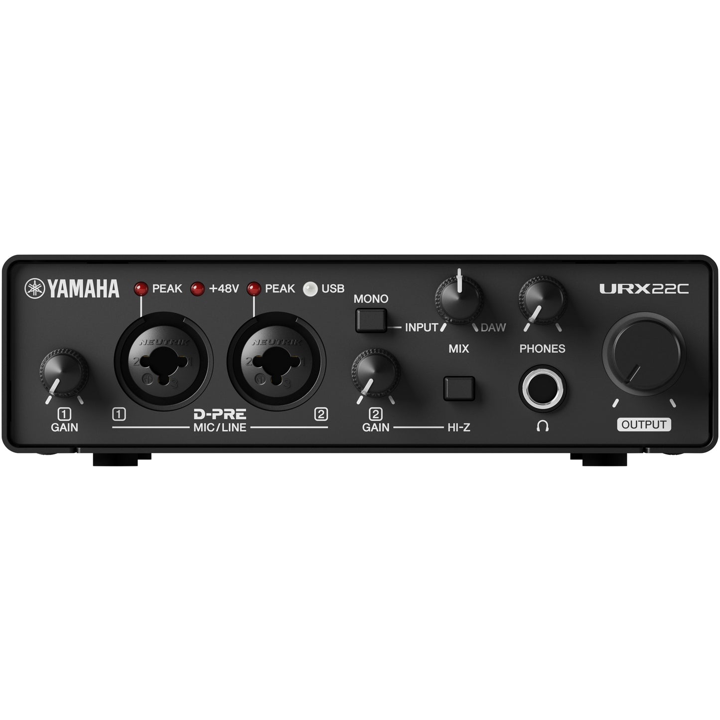 Yamaha URX22C 2-in/2-out USB-C Audio/MIDI Interface