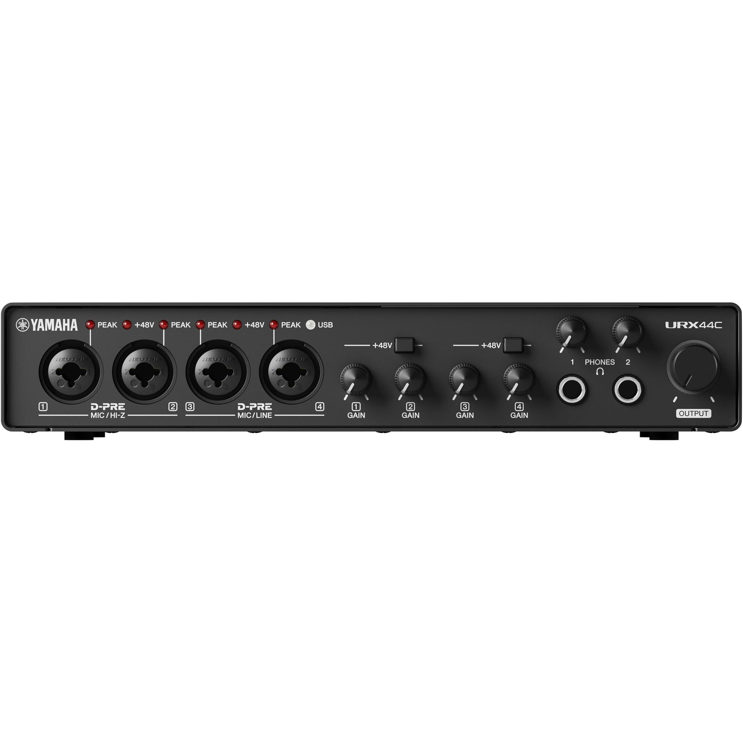 Yamaha URX44C 6-in/4-out USB-C Audio/MIDI Interface