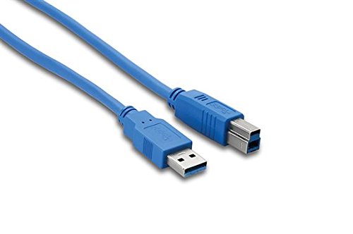 Hosa USB-303AB Type A to Type B SuperSpeed USB 3.0 Cable, 3 feet