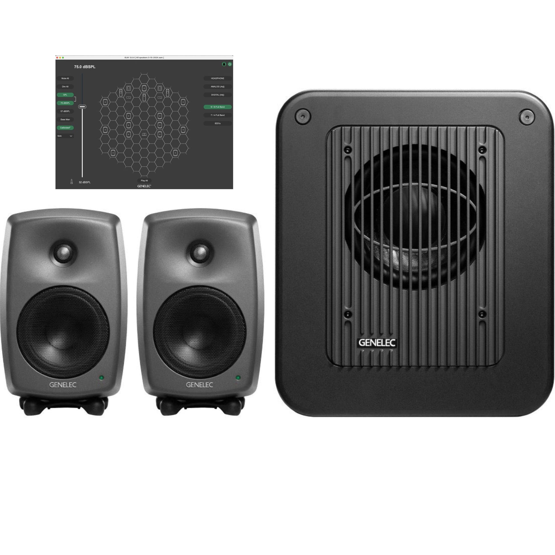 Genelec 8330 Surround Sound System with 7350A Subwoofer – Alto