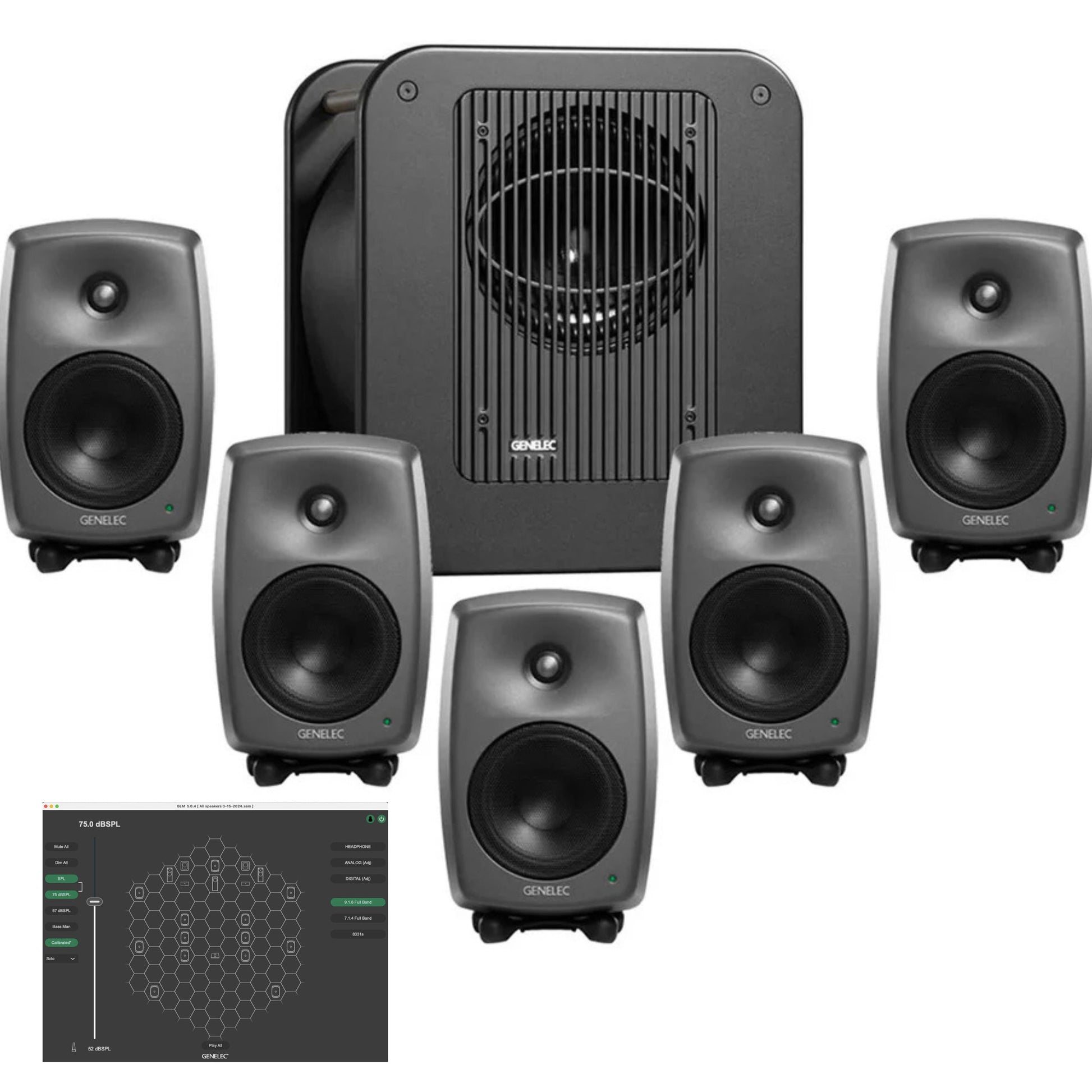 Surround Home Sound System Installation Genelec 8330 Surround