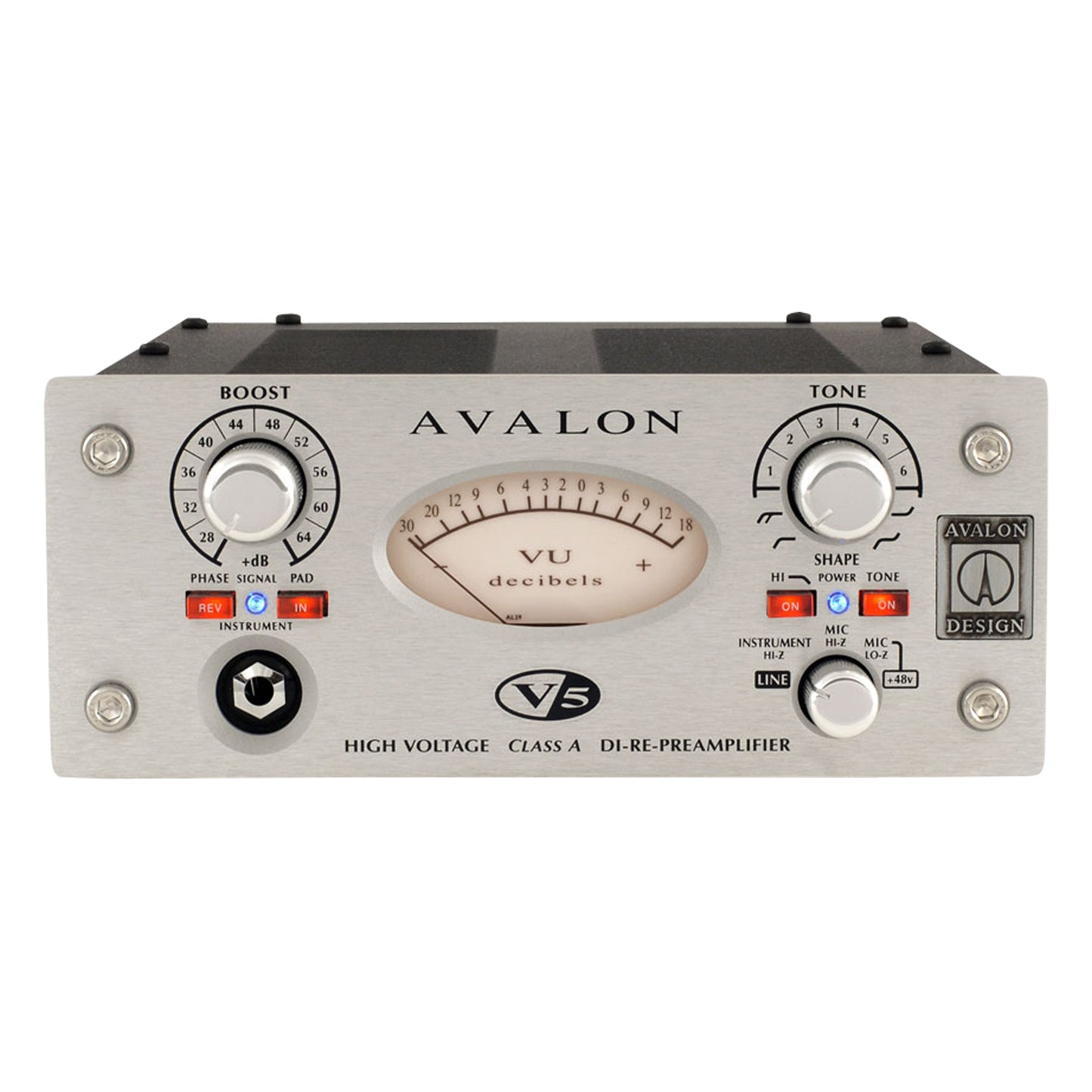 Avalon V5 Pure Class A DI-RE-Microphone Preamplifier