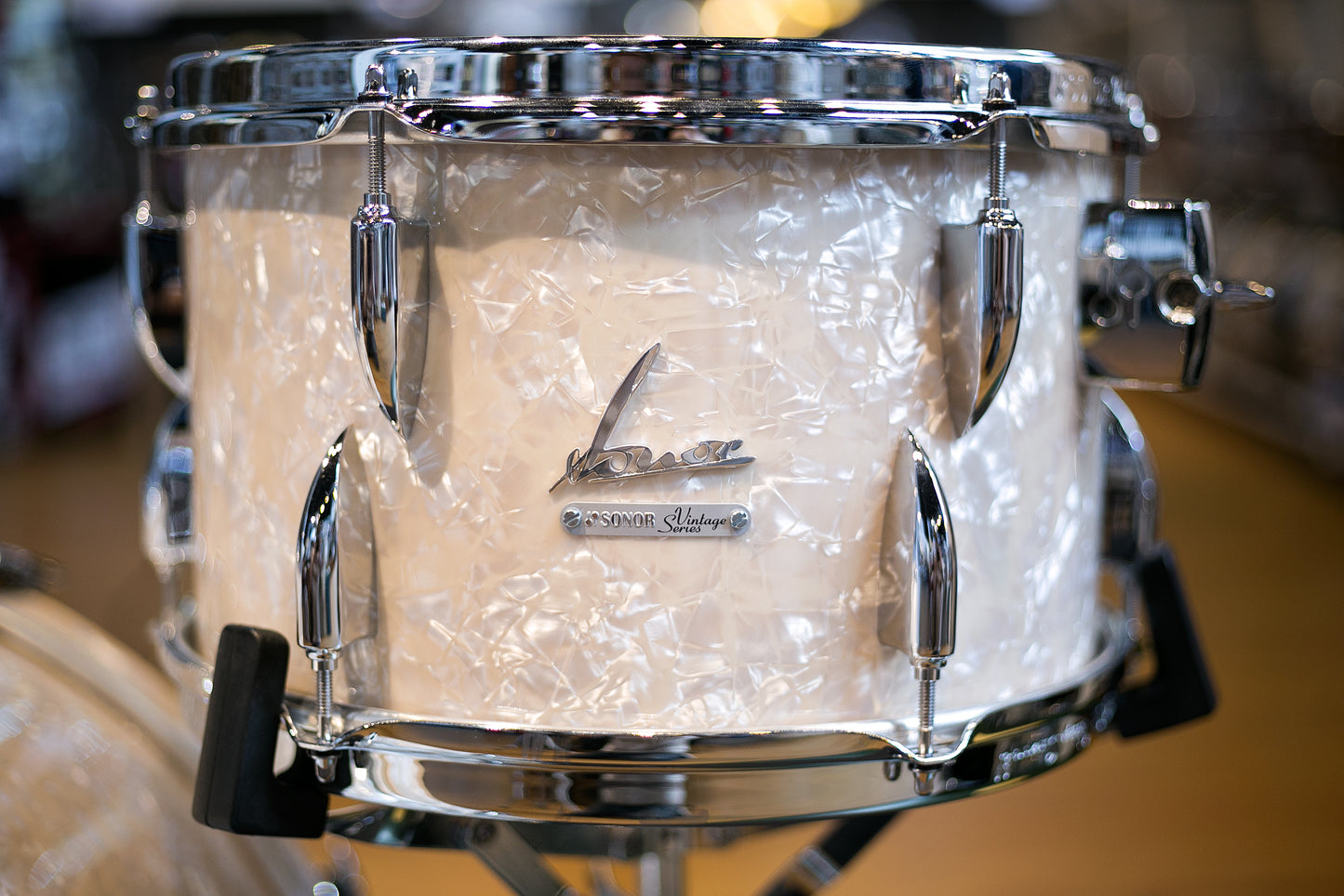 Sonor Vintage Series 3pc Shell Kit in Vintage Pearl (VT15THREE22NMVPRL)