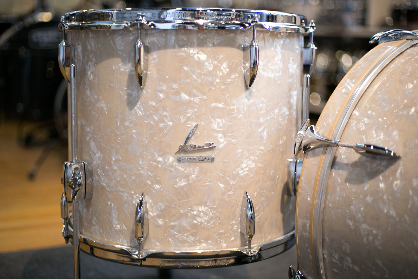 Sonor Vintage Series 3pc Shell Kit in Vintage Pearl (VT15THREE22NMVPRL)