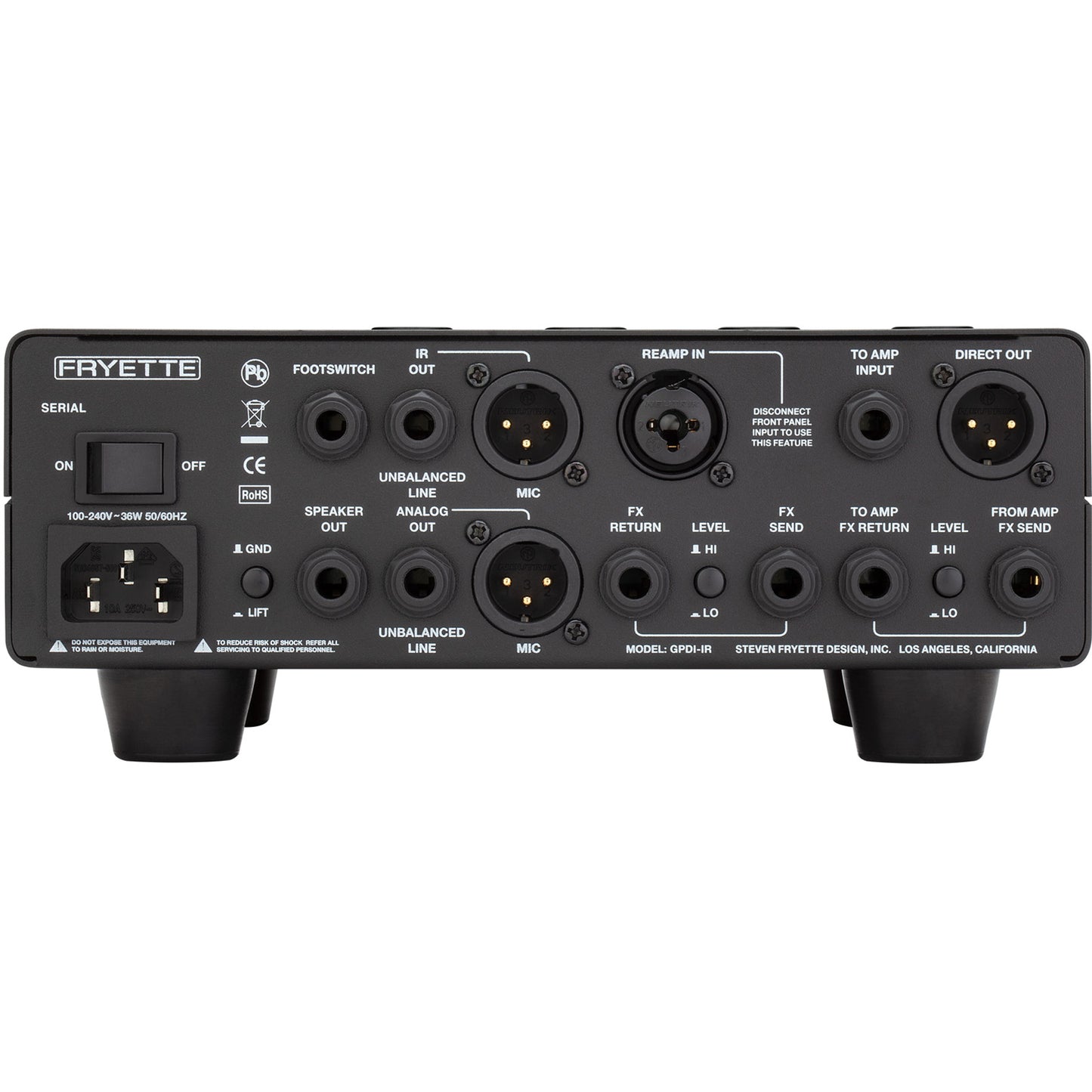 Fryette Valvulator GPDI/IR Direct Recording Tube Amplifier