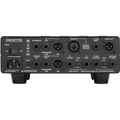 Fryette Valvulator GPDI/IR Direct Recording Tube Amplifier