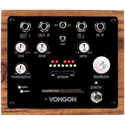 Vongon Rosetones 12-Voice Polyphonic Resonant String Synthesizer