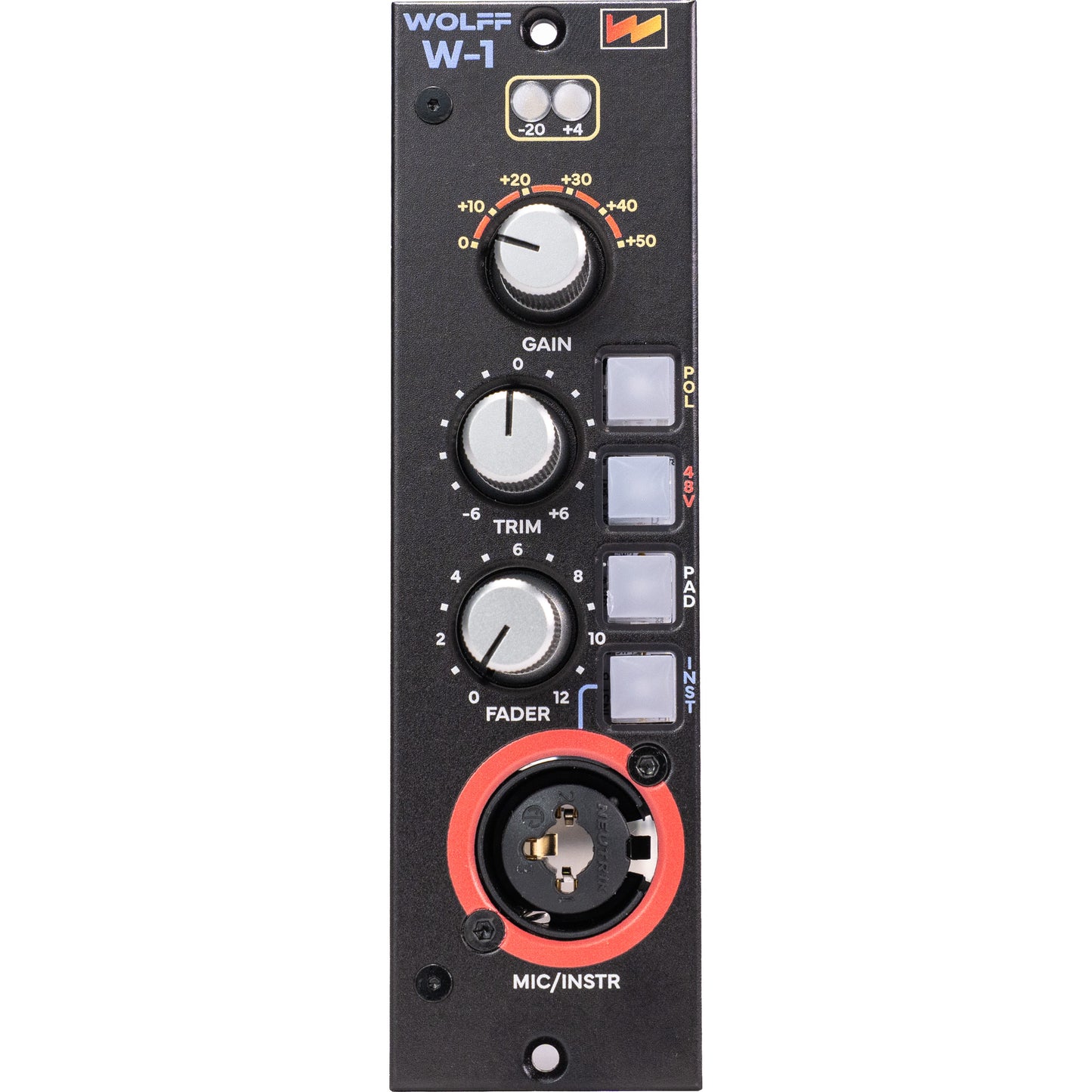 Wolff Audio W1 500 Series Microphone Preamp