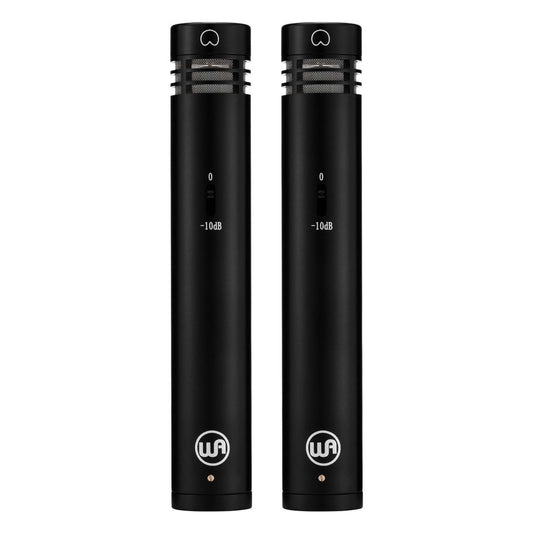 Warm Audio WA84 Small Diaphragm Condenser Microphone Stereo Matched Pair Black