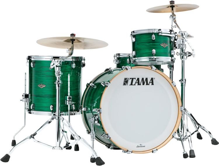 TAMA Starclassic WBR32RZSJDL Walnut/Birch 3-piece Shell Pack Jade Silk