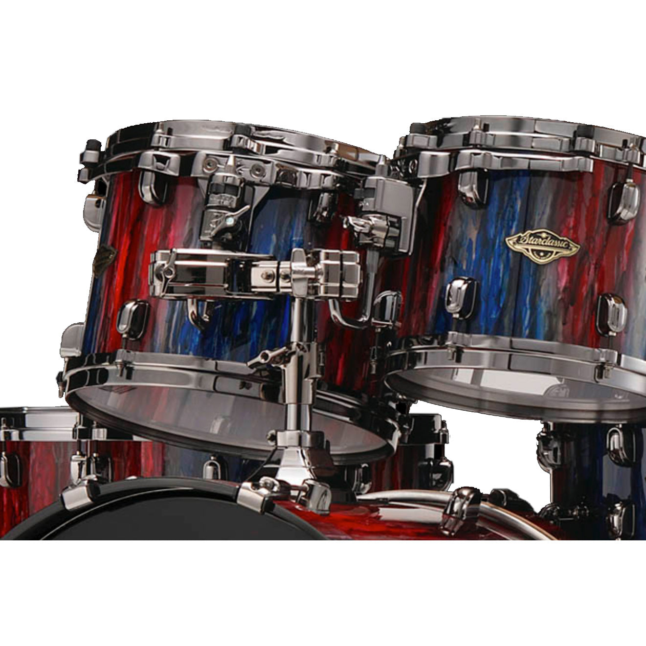 Tama Starclassic Walnut/Birch 5-Piece Shell Pack - Crimson Sapphire Cascade