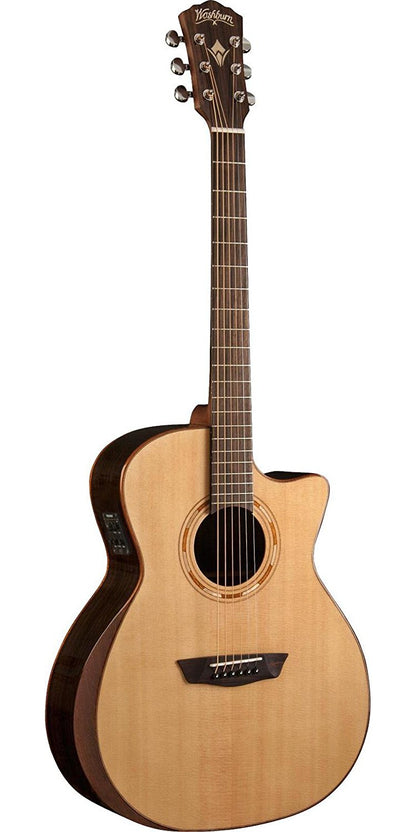 Washburn Comfort Series WCG20SCE Acoustic-Electric Guitar - Natural