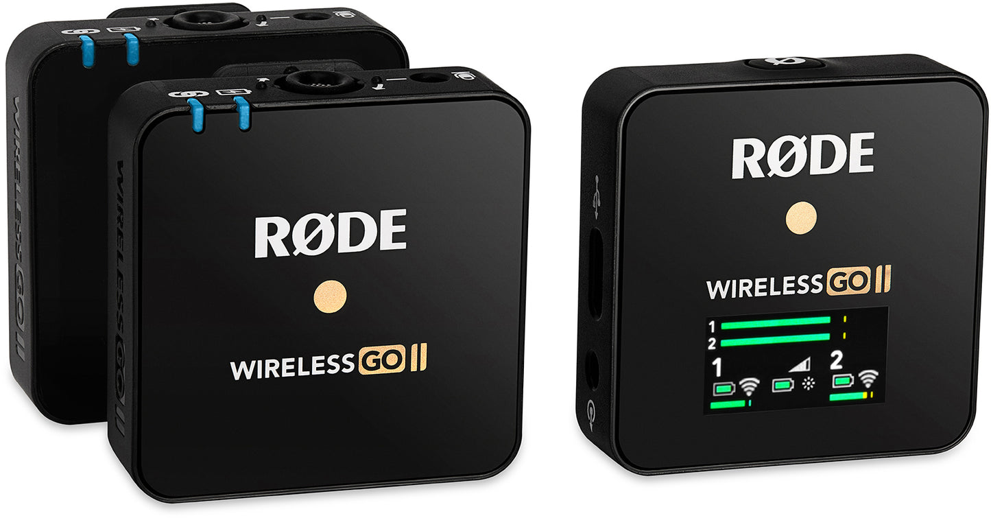 Rode Wireless GO II Dual Channel Compact Digital Wireless Microphone System