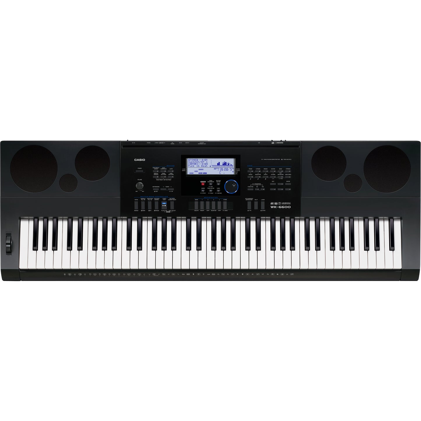 Casio WK-6600 - Workstation Keyboard with Sequencer and Mixer