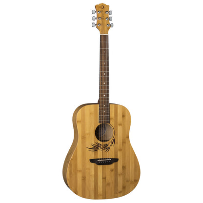 Luna Guitars WLBAMBOO All Bamboo Dreadnought Acoustic Guitar