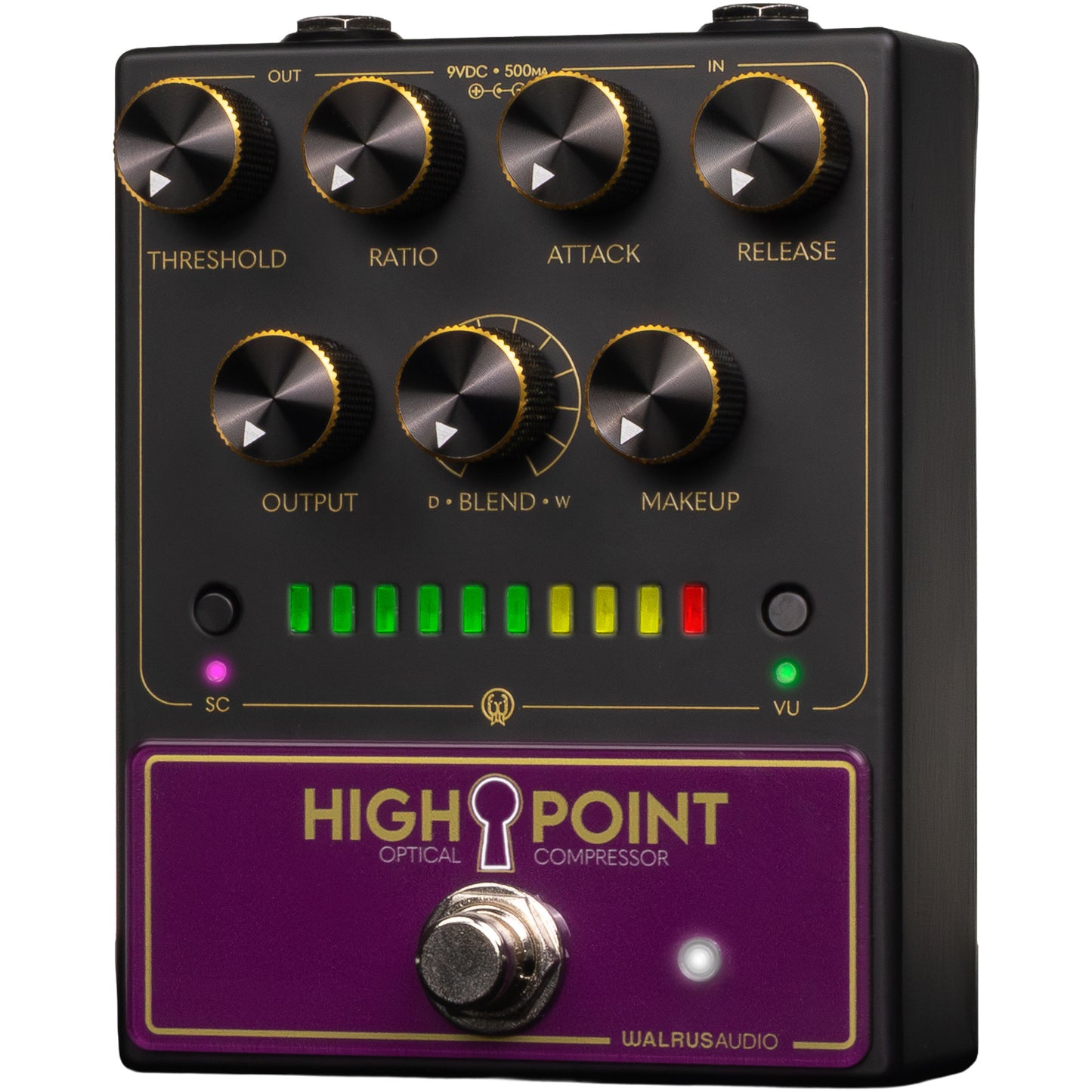 Walrus Audio Highpoint Optical Compressor Pedal - Black
