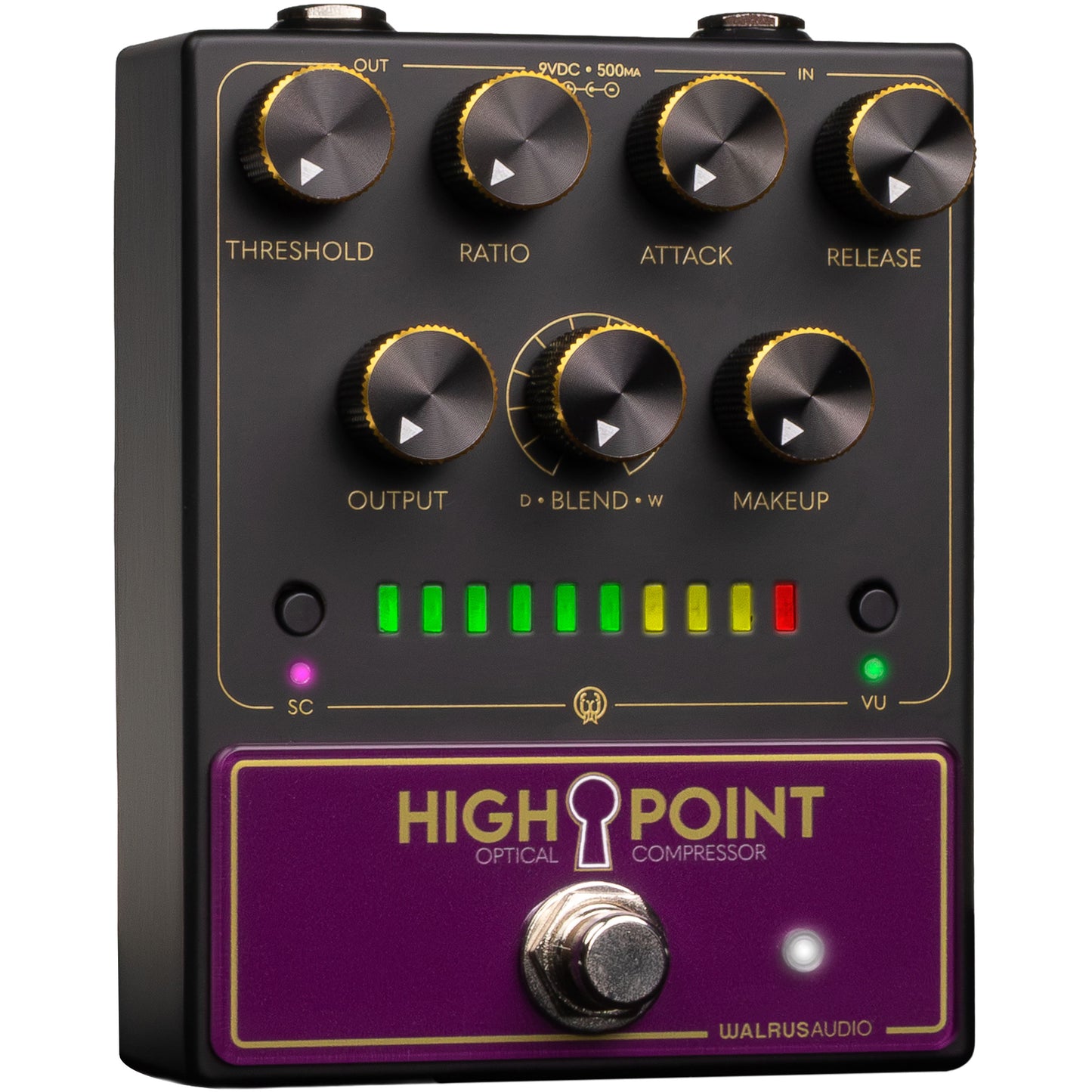 Walrus Audio Highpoint Optical Compressor Pedal - Black