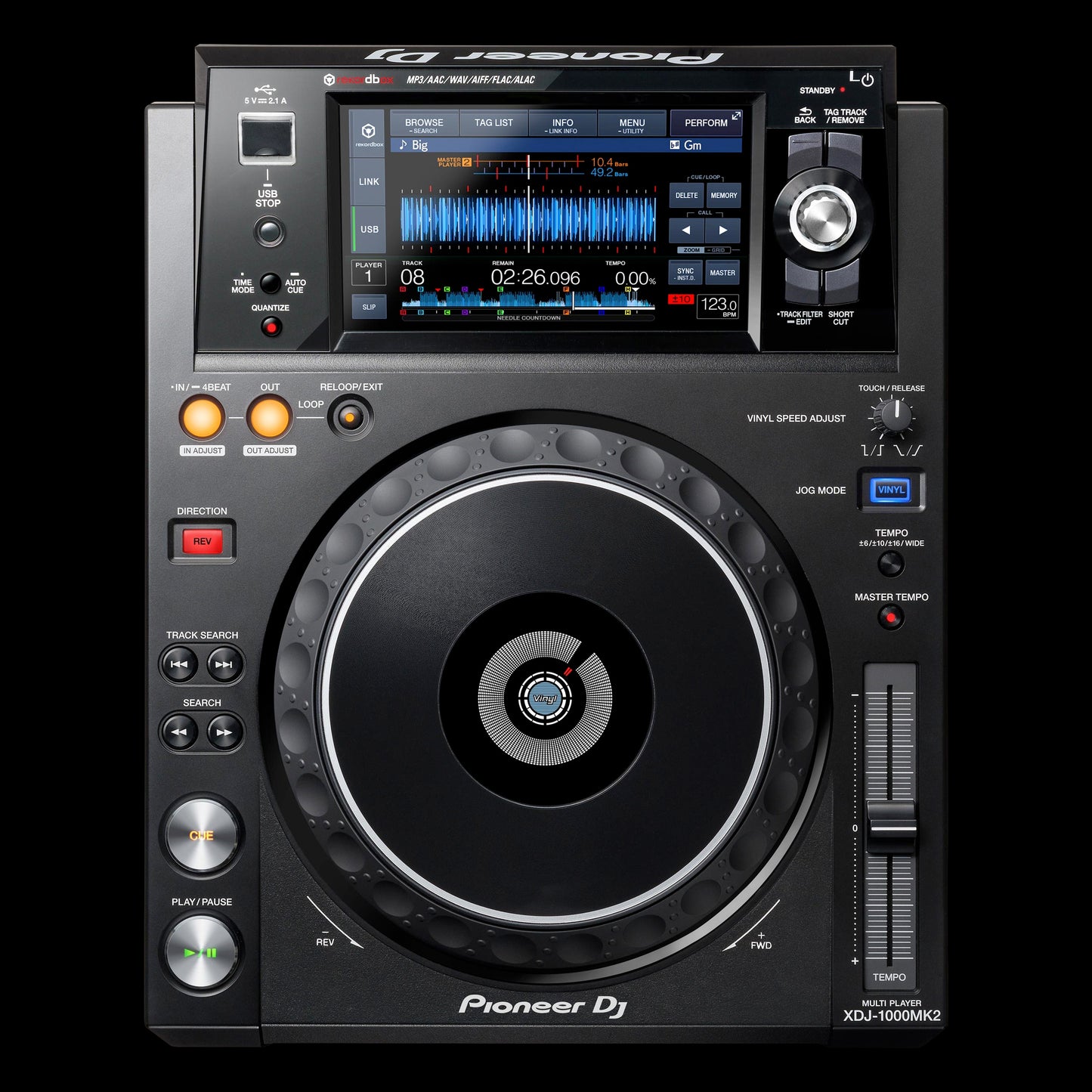 Pioneer XDJ-1000 MK2 Digital Performance DJ Multi-Player