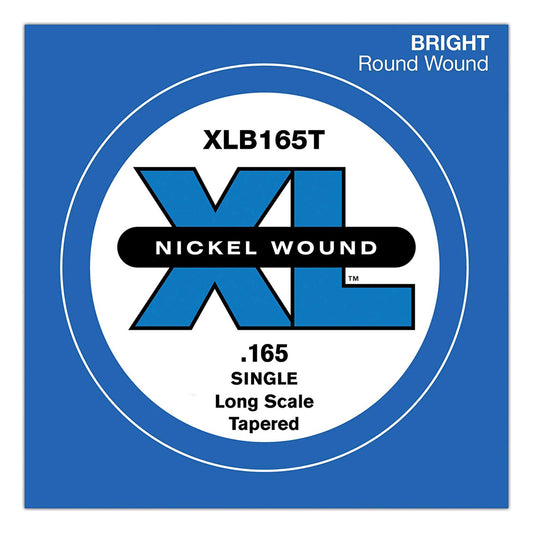 D'addario XLB165T Strong Nickel Wound Bass Guitar Strings, Tapered