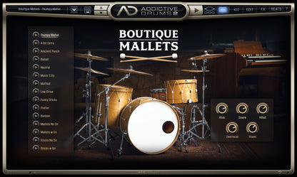 XLN Audio Addictive Drums 2: Boutique Mallets