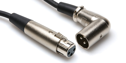 Hosa XRR-115 Cable XLR Female to Right Angled XLR Male 15ft