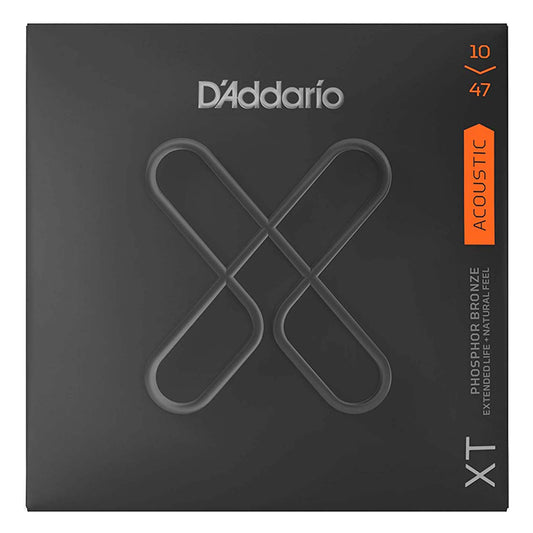 D'Addario XT Phosphor Bronze Acoustic Guitar Strings, Extra Light, 10-47