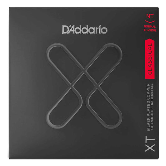 D'Addario XT Silver Plated Copper Classical Guitar Strings Medium Tension XTC45