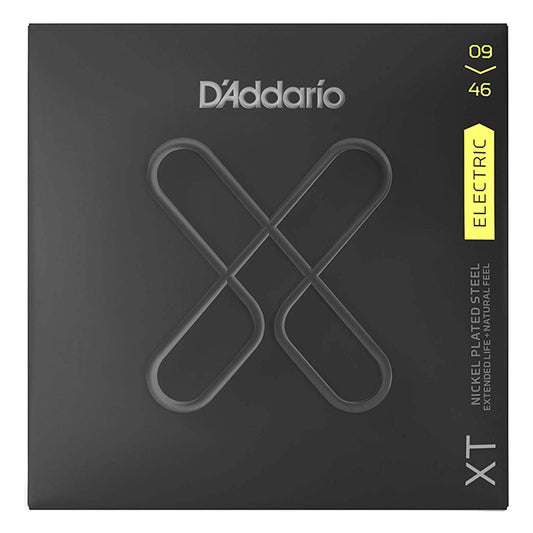 D'Addario XT Nickel Plated Steel Electric Guitar Strings, (09-46)