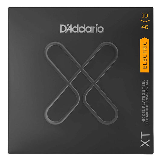 D'Addario XT Nickel Plated Steel Electric Guitar Strings, Regular Light (10-46)