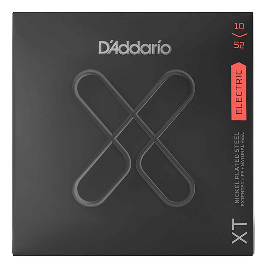 D'Addario XT Electric Guitar Coated Strings .010-.052 Light Top Heavy Bottom