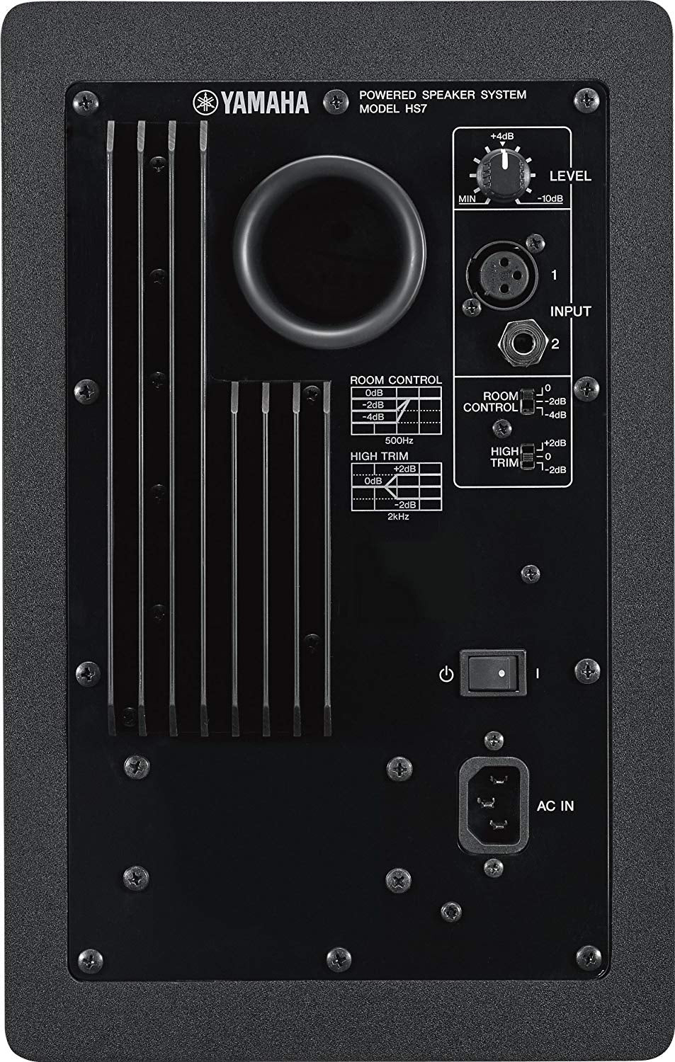 Yamaha HS7 6.5" Powered Studio Monitor Each with Bi-Amp Power Amplifiers