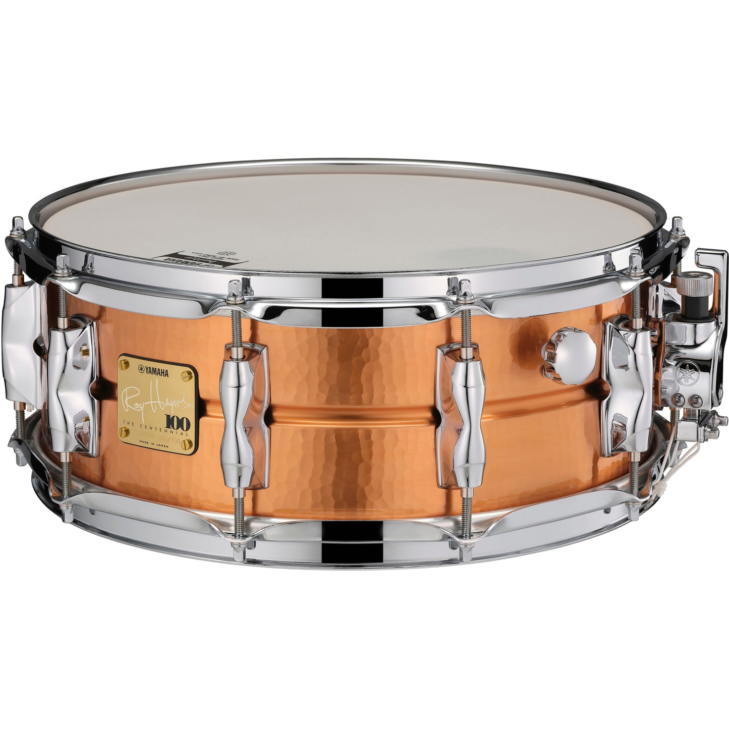 Yamaha Limited Edition Roy Haynes Signature 14x5.5 Hand Hammered Copper Snare Drum