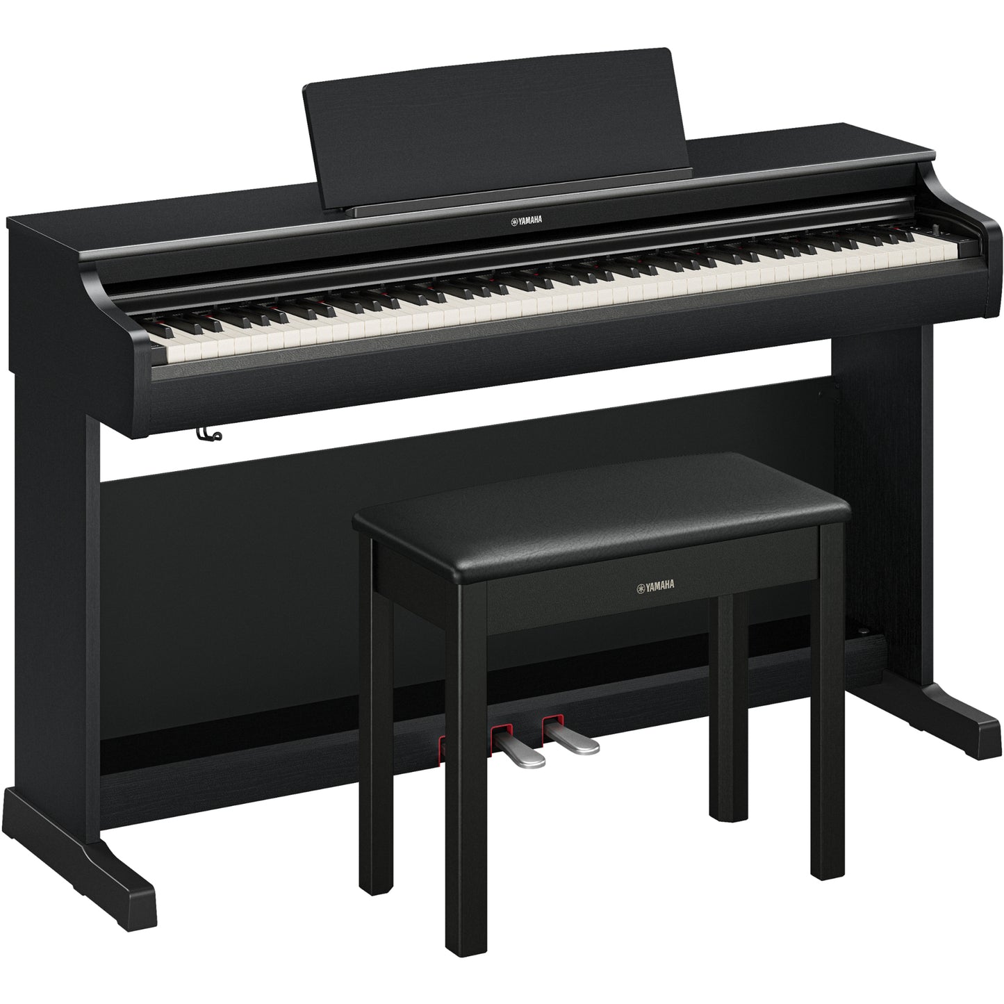 Yamaha YDP-166 Arius Upright Digital Piano - Black