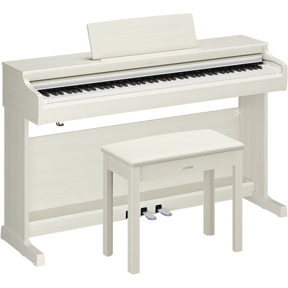 Yamaha YDP-166 Arius Upright Digital Piano - White Birch