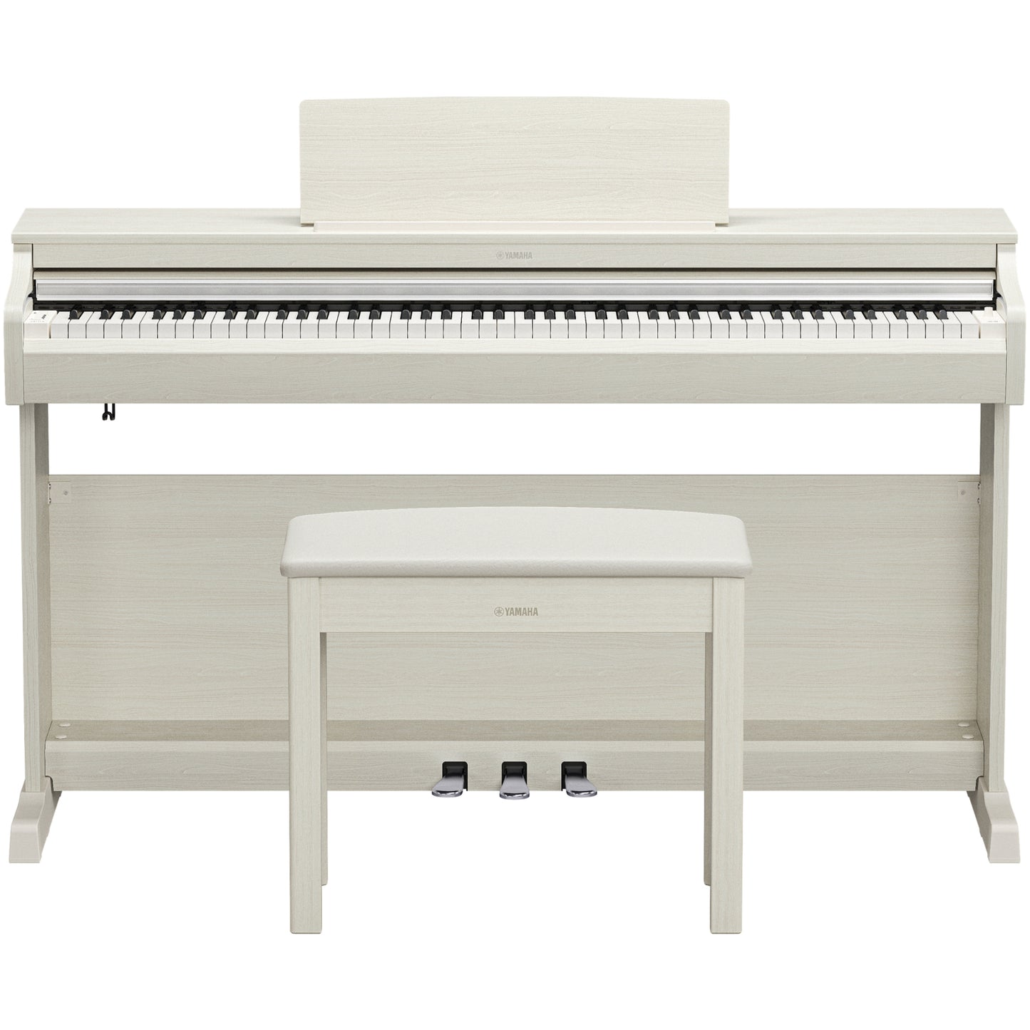 Yamaha YDP-166 Arius Upright Digital Piano - White Birch