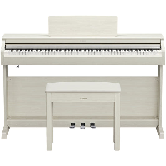 Yamaha YDP-166 Arius Upright Digital Piano - White Birch