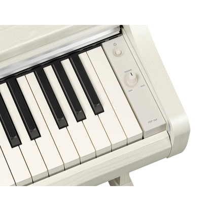 Yamaha YDP-166 Arius Upright Digital Piano - White Birch