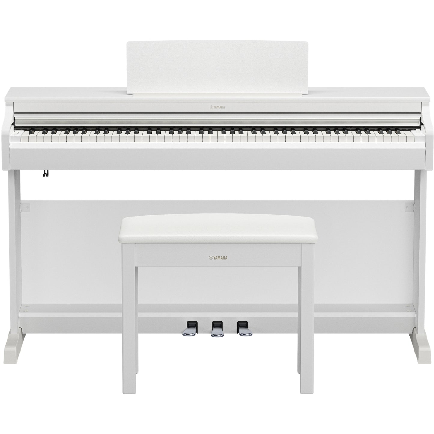 Yamaha YDP-166 Arius Upright Digital Piano - White