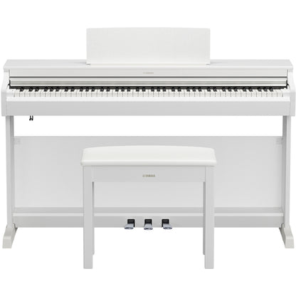 Yamaha YDP-166 Arius Upright Digital Piano - White
