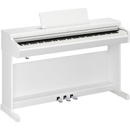 Yamaha YDP-166 Arius Upright Digital Piano - White