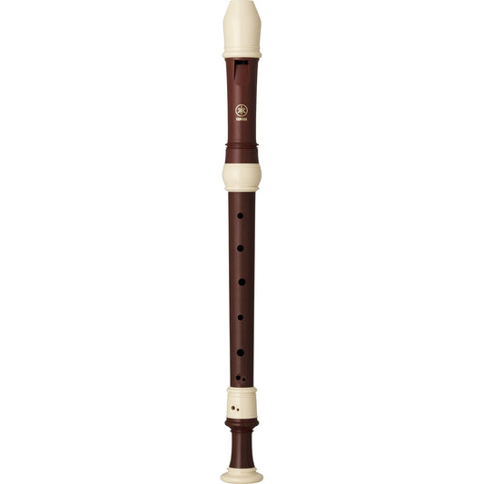 Yamaha YRA322B Alto Recorder Key of F, Baroque Fingering, Simulated Rosewood