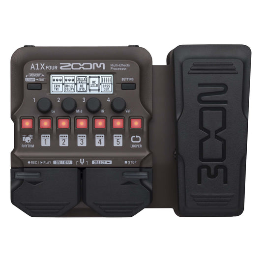 Zoom A1X Four Acoustic Multi-Effects Processor with Expression Pedal