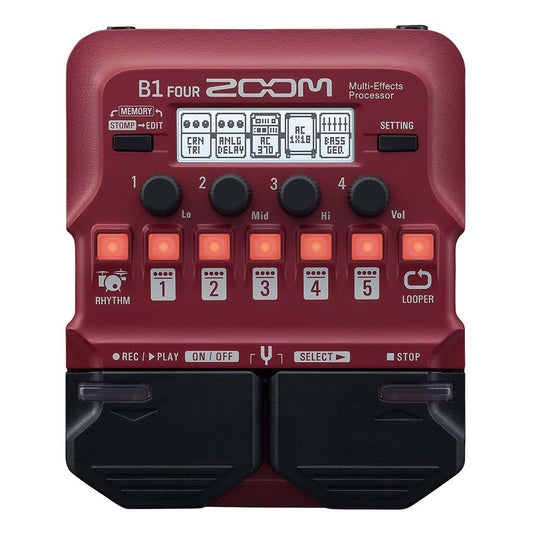 Zoom B1 Four Bass Effects Processor