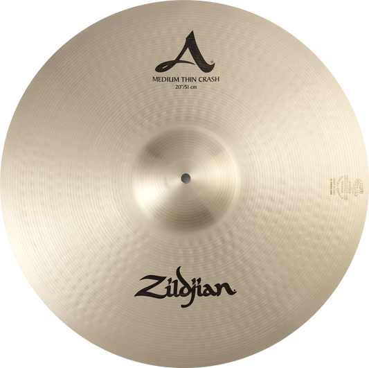 Zildjian 20” A Series Medium Thin Crash Cymbal