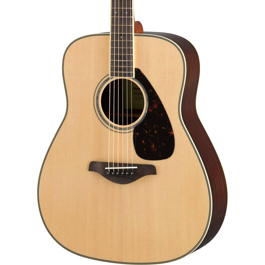 Yamaha FG830 Solid Top Acoustic Guitar, Natural