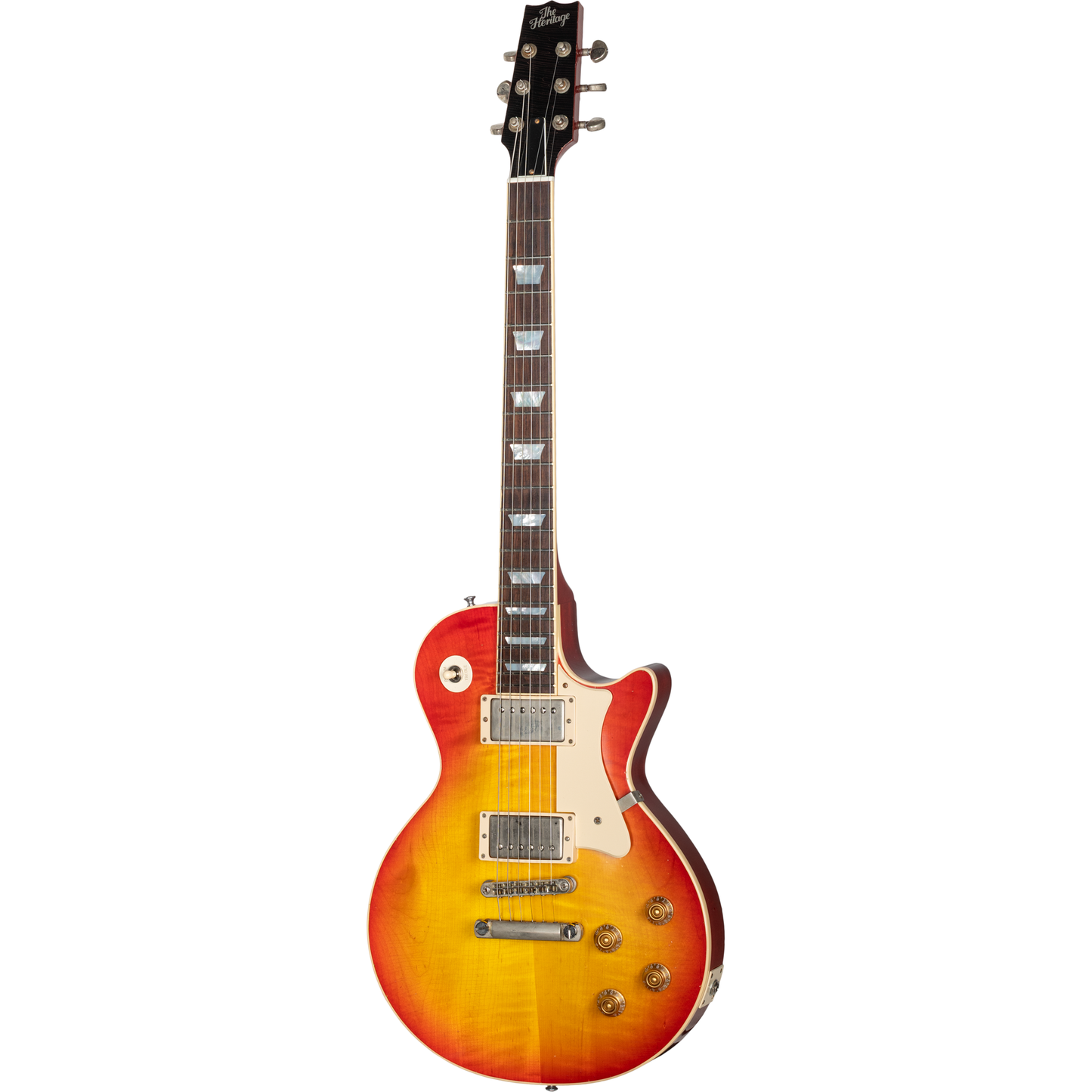 Heritage H-150 Artisan Aged Plain Top Electric Guitar - Cherry Sunburst