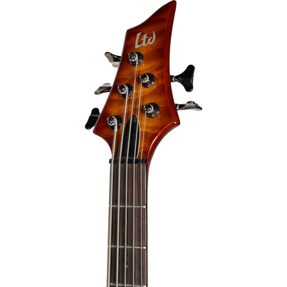ESP LTD B405 Electric Bass - Amber Sunburst