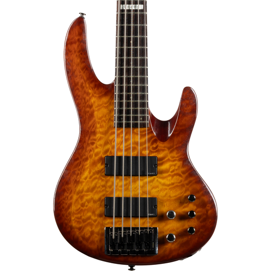 ESP LTD B405 Electric Bass - Amber Sunburst