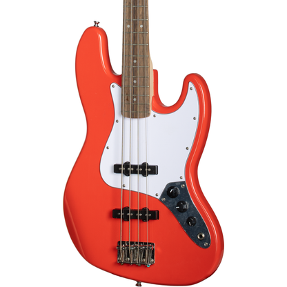 Squier Affinity Series Jazz Bass - Laurel Fingerboard, Race Red