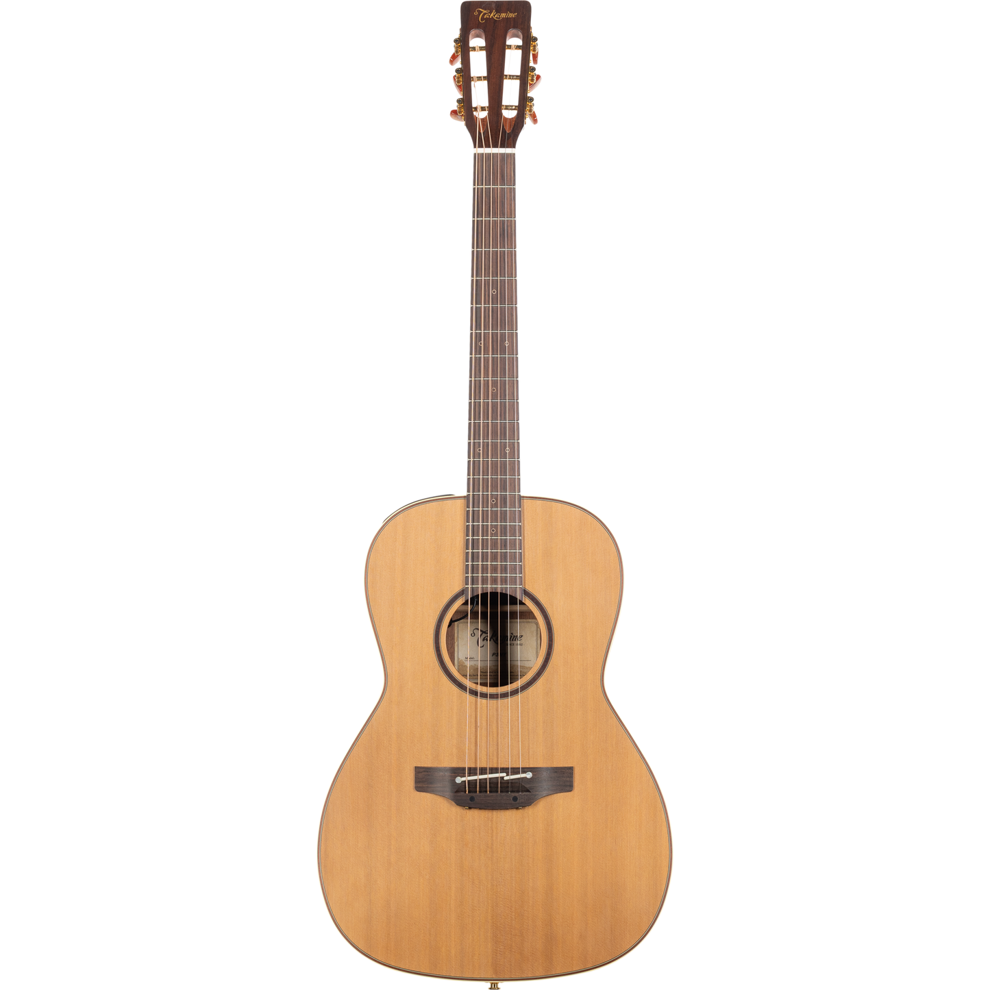 Takamine P3NY Parlor Body Acoustic Electric Guitar - Satin Natural